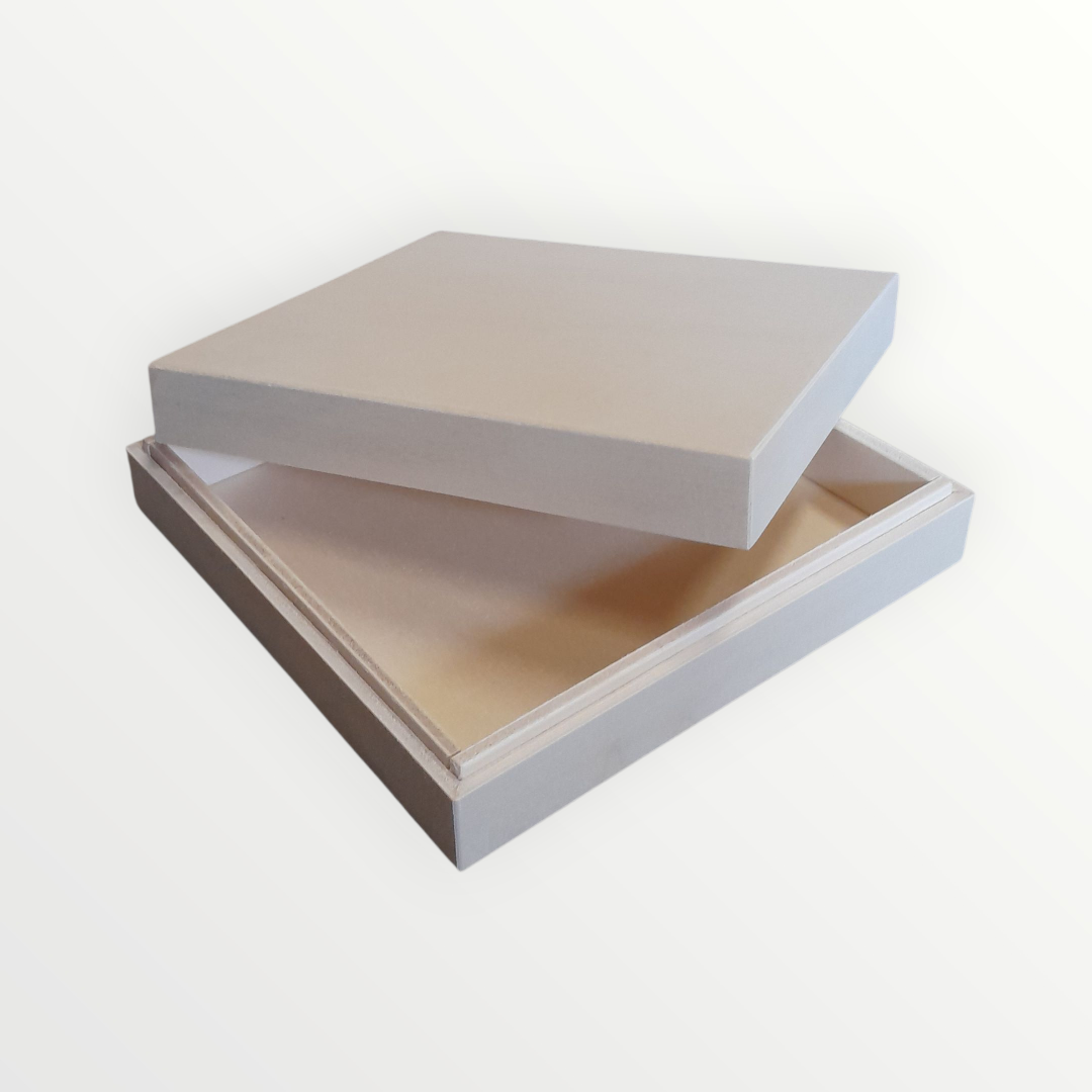 Holzbox flach